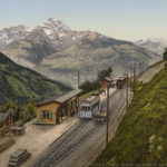 La gare de Gryon vers 1890. © Photoglob Zürich