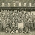 Photo de groupe du tir cantonal vaudois de Bex en 1922