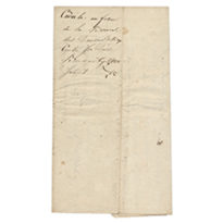 Cédule en faveur de la Bourse des Pauvres de Bex contre Jean Pierre Bernard pour la somme de cent francs. 10 mars 1835