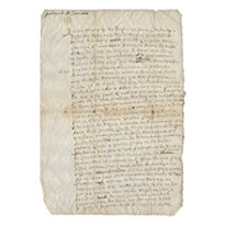 Document concernant des droits pour le passage de tuyaux d'eau ainsi que des dommages à la propriété