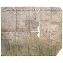 Contrat de mariage daté du 29 décembre 1735