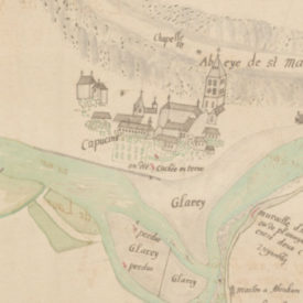Cours du Rhône, pages 1 et 2. Dimensions totales 156 x 53,5cm