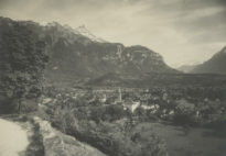 Le village de Bex vu en direction du Sud