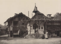 À travers le village suisse