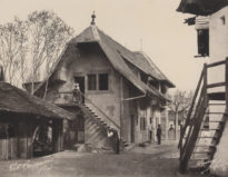 À travers le village suisse