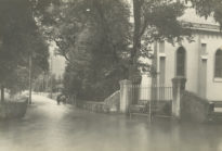 Inondation à Bex, juillet 1910. Église catholique