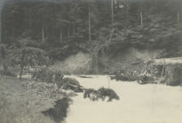 Inondation à Bex, juillet 1910