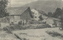 Inondations de Bex, juillet 1910. La Teinture