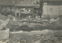 Inondation à Bex, juillet 1910
