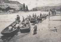 Bataillon des pontonniers n°1. Bex, août 1925