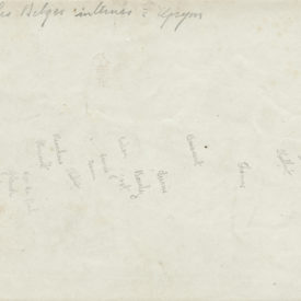 Groupe d'internés belges à Gryon avec quelques noms au verso