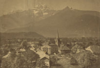 Le village de Bex et la Dent-du-Midi