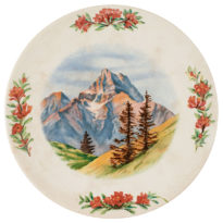 Assiette du tir de Commune de Bex (1937). Les Dents-du-Midi vues de Villars sur Bex d'après Nicollerat