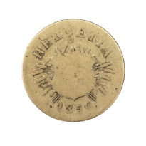 5 centimes Écusson, 1850