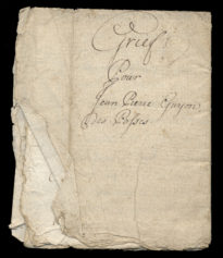 Grief pour Jean Pierre Guyon des Posses. Couverture