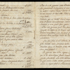 Papier d'un partage absolu entre les enfants de feu Jean Jaques Valet de l'Echaux de Bex daté du 11 janvier 1815. Pages 4 et 5